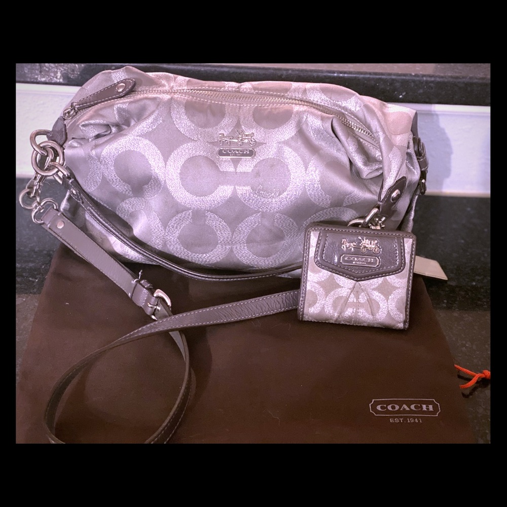 Coach Purse with matching wallet